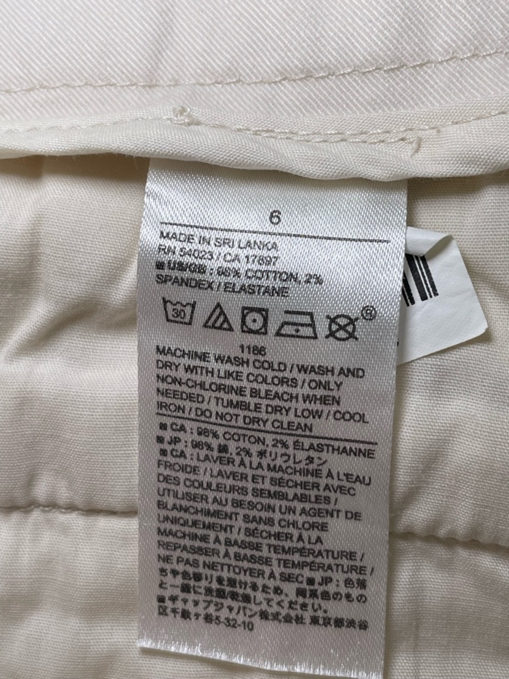 NWT Banana Republic Belted Utility Authentic Button hem Chino Size 6 Beige - Picture 9 of 13